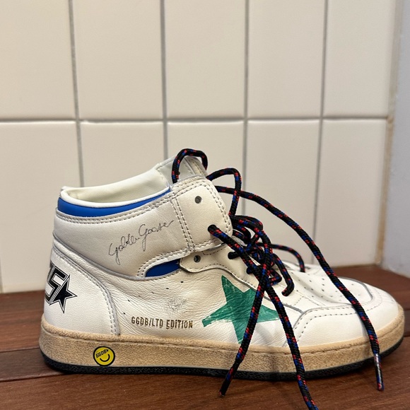 NIB Golden Goose x Bonpoint kids high tops, size EU 34 - Picture 2 of 9